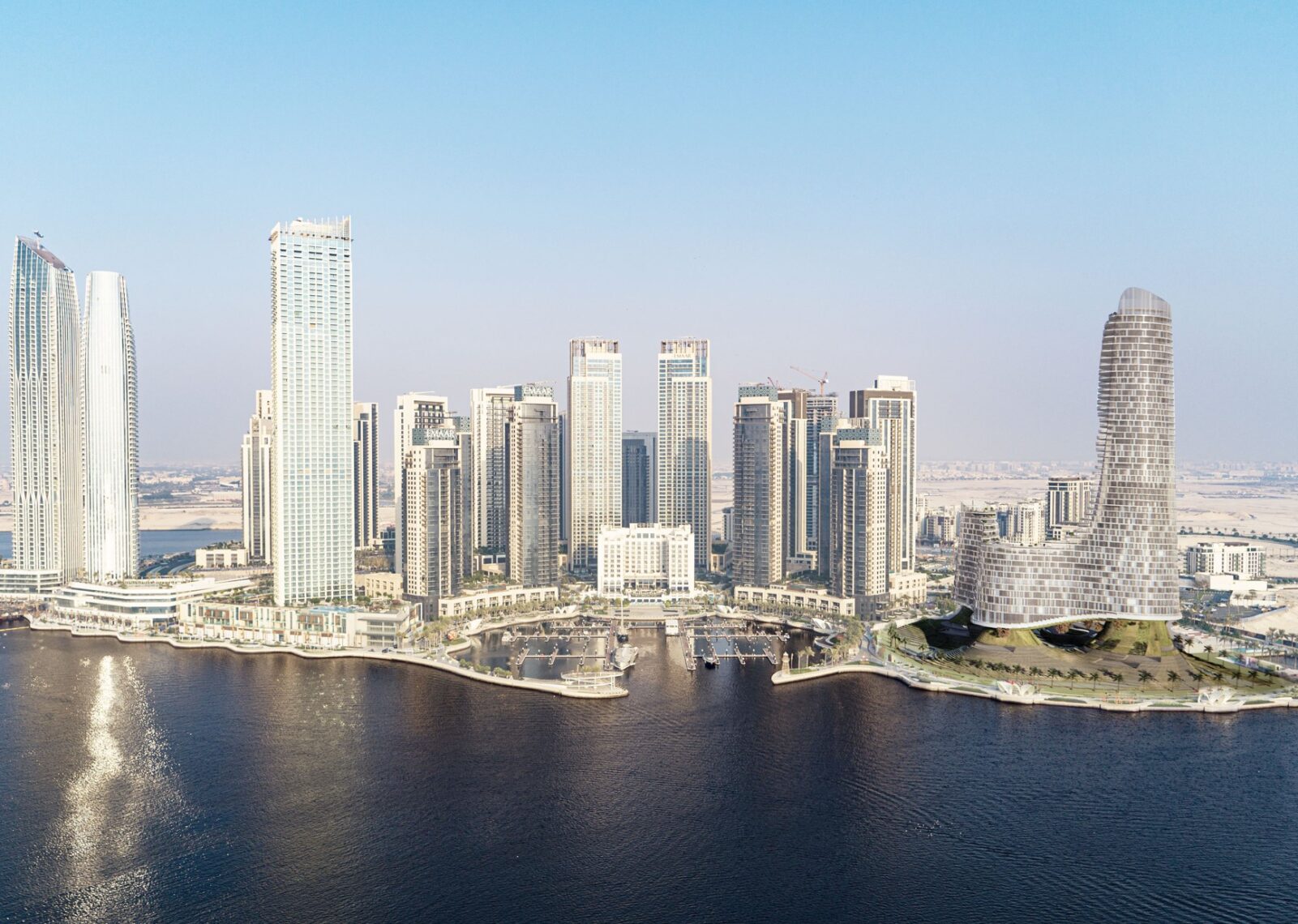 Hilly Evergreen: Dubai Creek Harbour Iconic Residential Tower